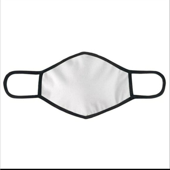 SALE Designer Gold Chain Black Facemask - Picture 3 of 3